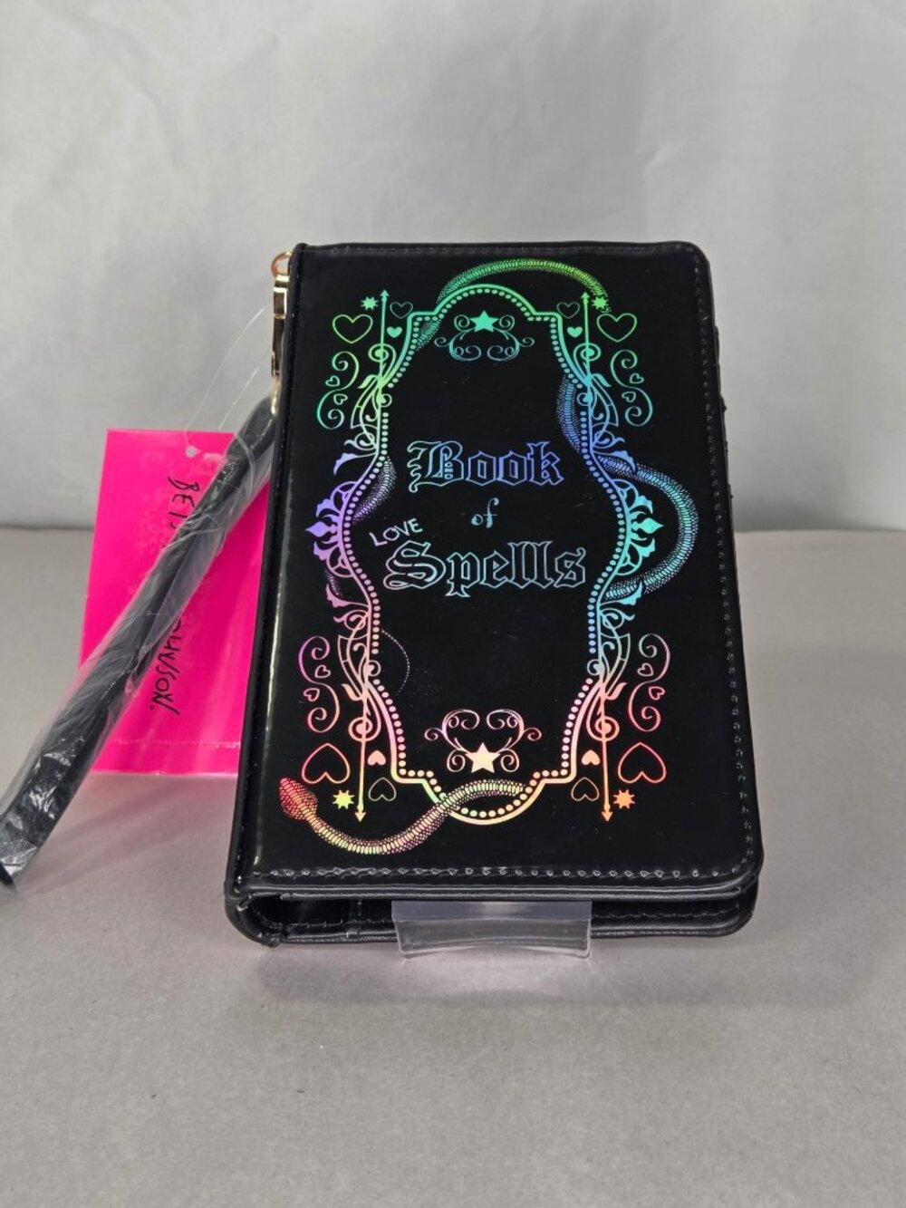 Betsey Johnson Book of Spells Wristlet Wallet - Black